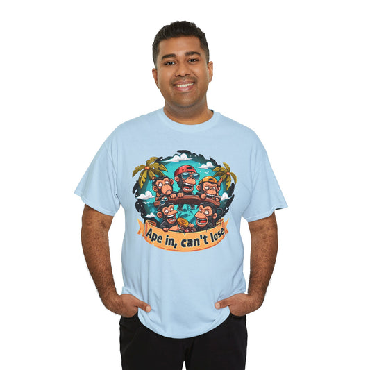 Ape In NFT Unisex Heavy Cotton Tee