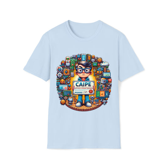 CAIPE Certified AI Prompt Engineer - Geeky Threads Unisex Softstyle T-Shirt