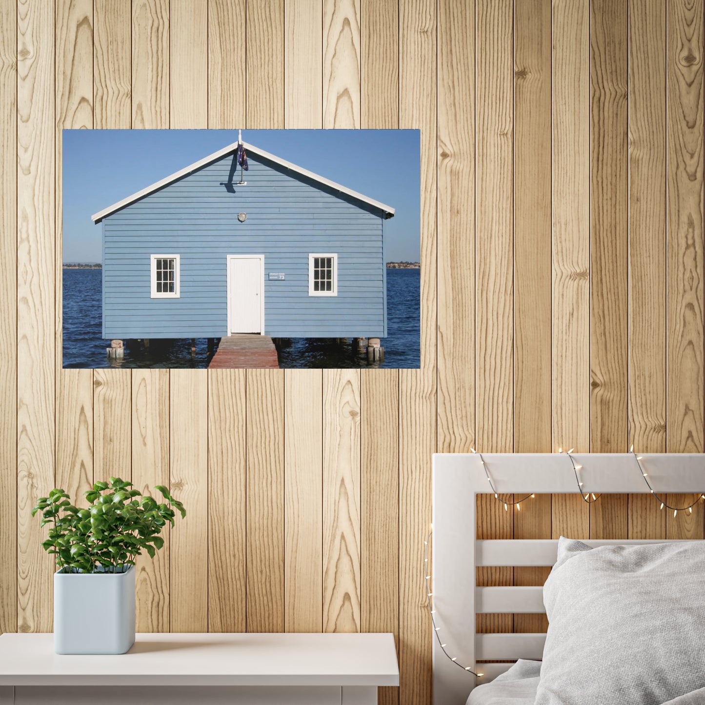 Crawley Road Boatshed Poster