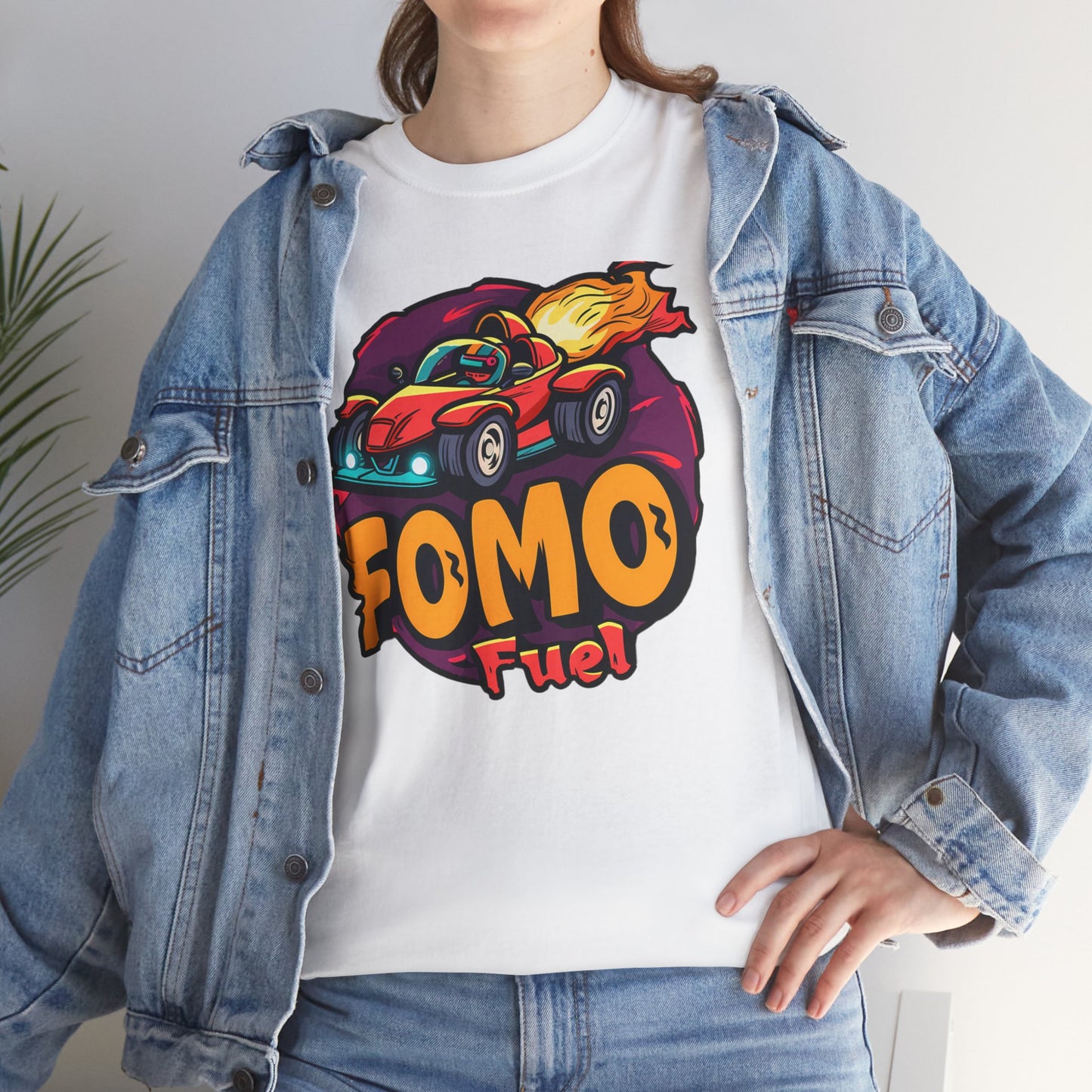 Crypto FOMO Fuel Unisex Heavy Cotton Tee
