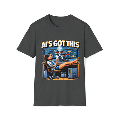 AI's Got This! Geeky Threads Unisex Softstyle T-Shirt