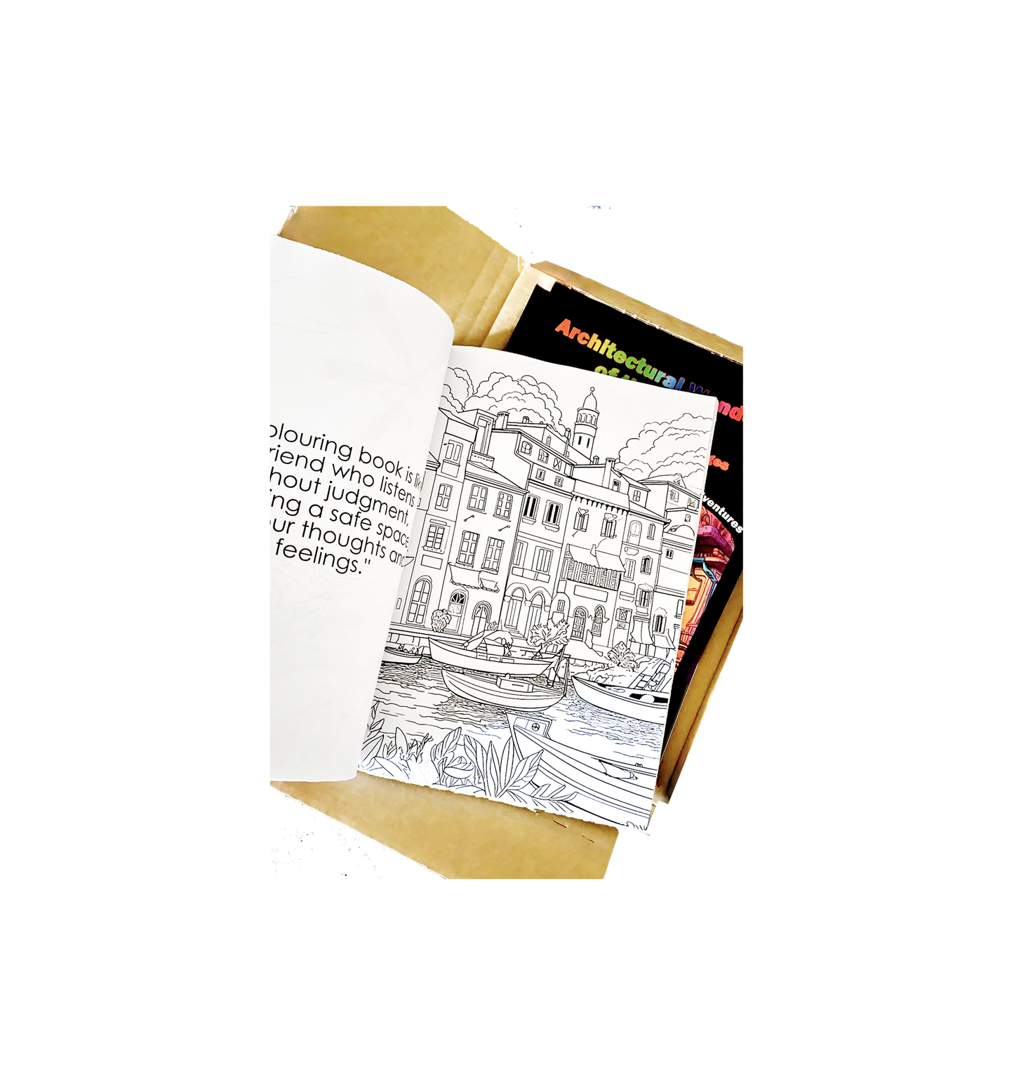 Architectural Wonders Of the World Colouring Book