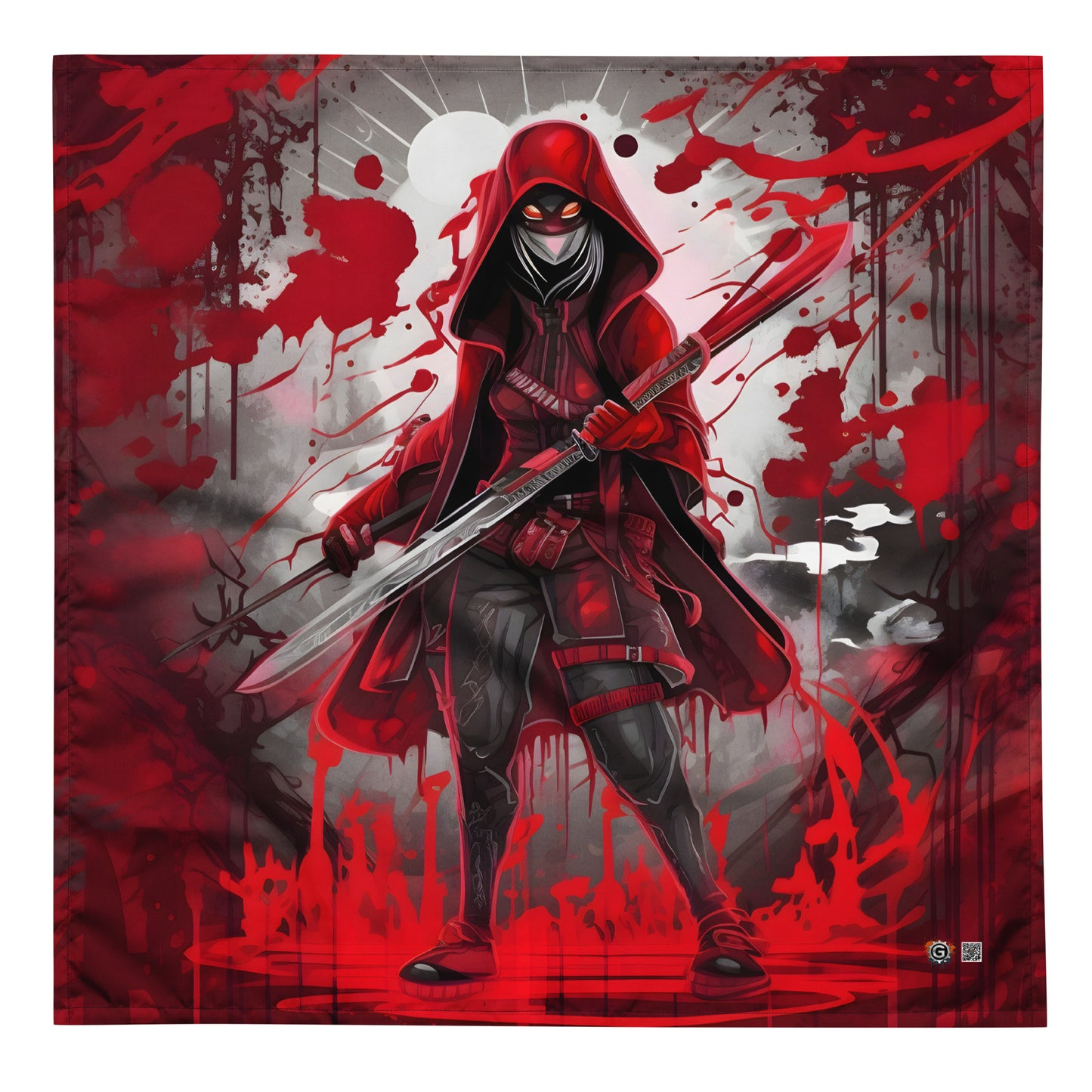 The Red Haunter All-over print bandana