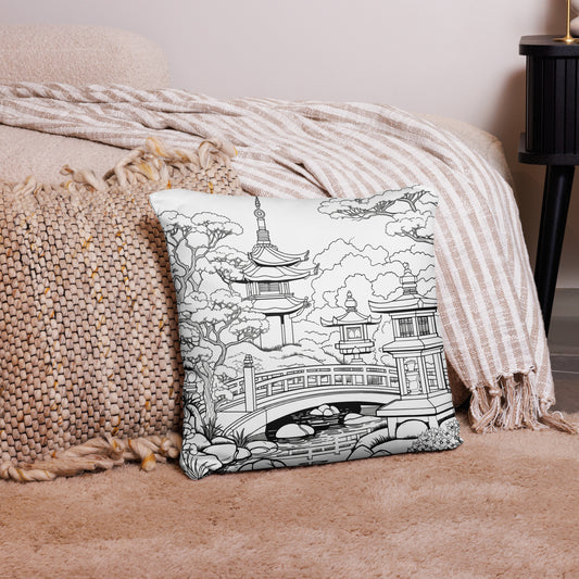 Inkspirations Japanese Garden Cushion Covers