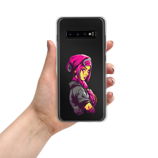 Xara Cyberpunk Skater Girl Clear Case for Samsung®