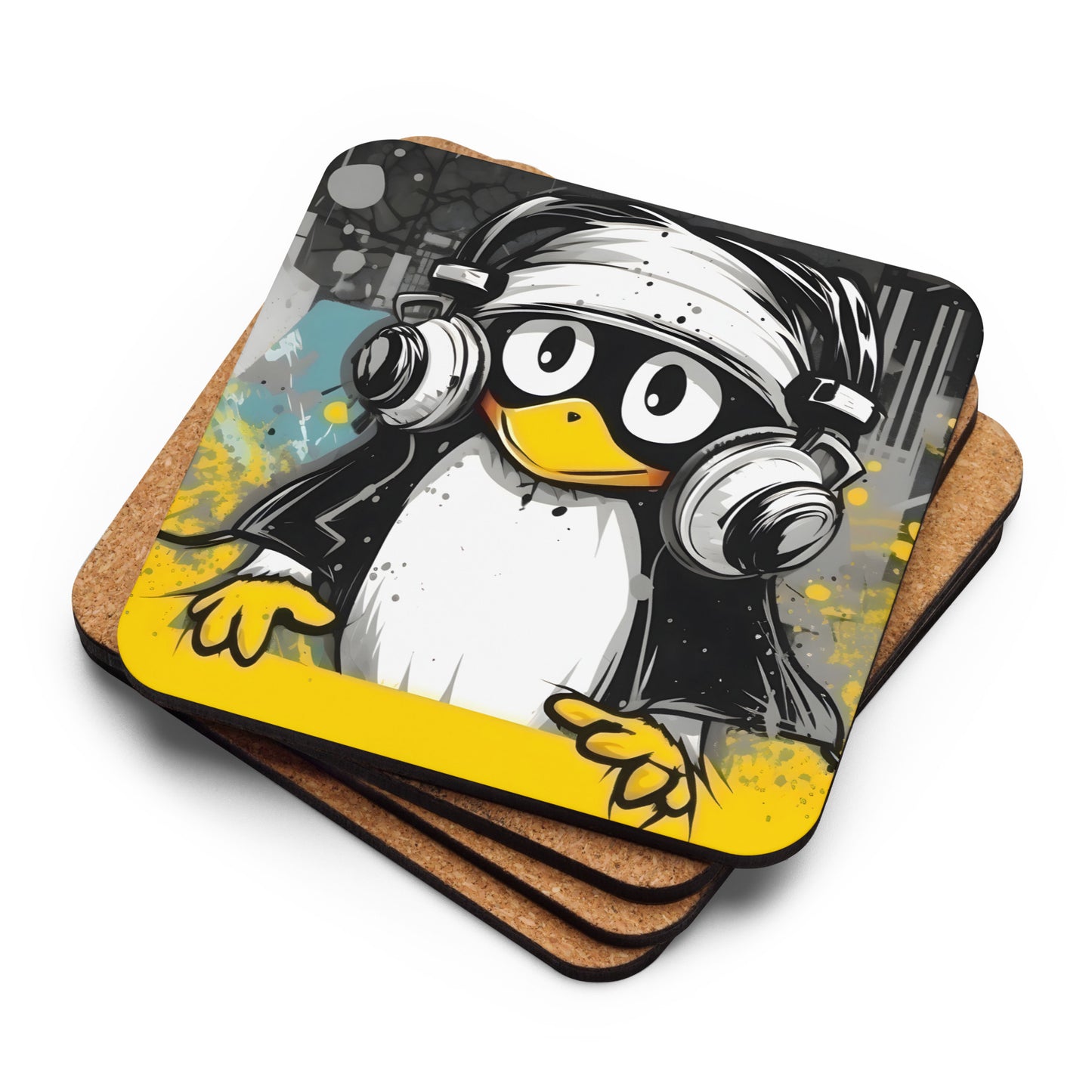 Cyberwaddle Cork-back coaster