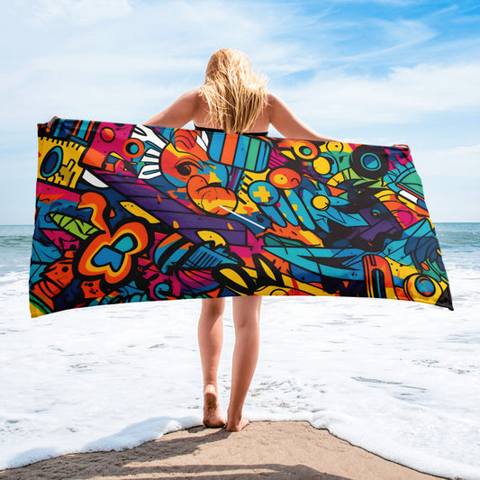 Ultraviolet Urbanity Towel