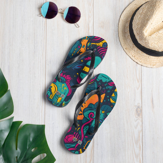 Iridescent Island Flip-Flops (Pluggas / Thongs)