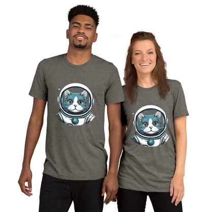 Spacecat Unisex Tri-Blend T-Shirt