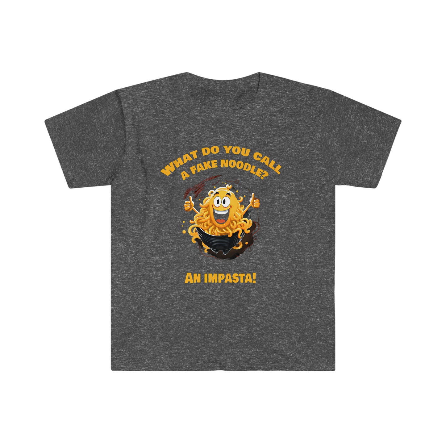 Dad Jokes Fake Noodle Unisex Softstyle T-Shirt