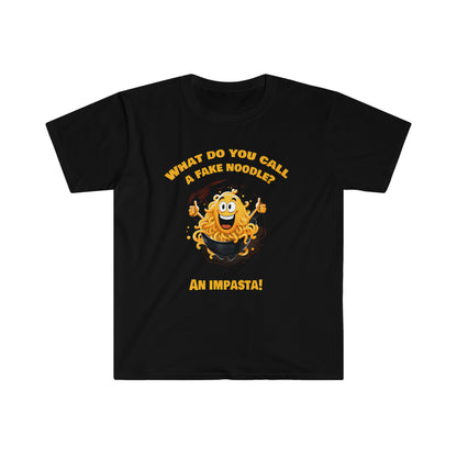 Dad Jokes Fake Noodle Unisex Softstyle T-Shirt