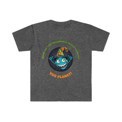 Dad Jokes Space Party Unisex Softstyle T-Shirt