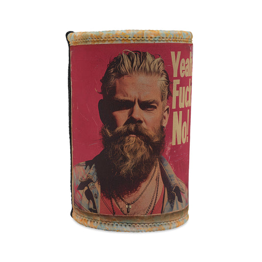 IOGDJ Yeah Fuck No Stubby Cooler