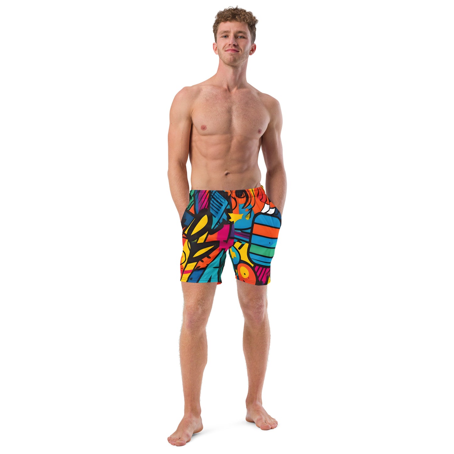 Iridescent Island Men's swim trunks (Boardies)