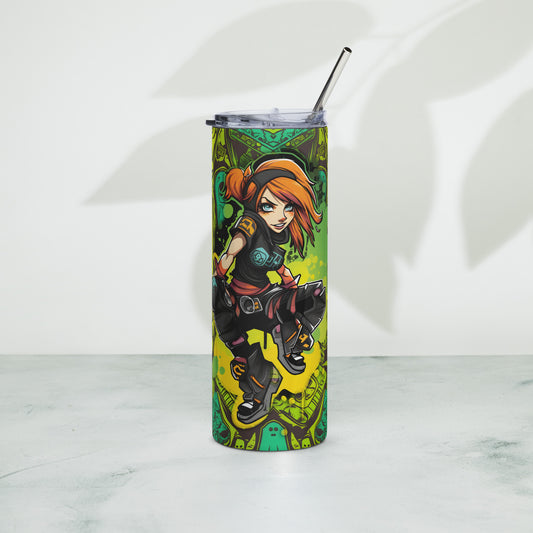 Mira PowerSurge Skatergirl Stainless steel tumbler (out of Stock)