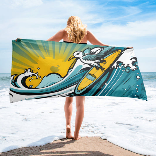 Surfin Bird Towel