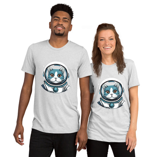 Spacecat Unisex Tri-Blend T-Shirt